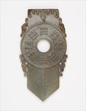 Ritual disk (bi), Qing dynasty, 1736 to 1911. Creator: Unknown.