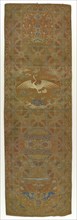 Brocade panel, Qing dynasty, 18th century. Creator: Unknown.