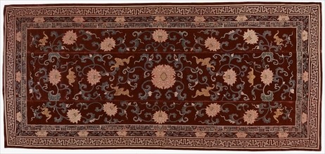 Kang or furniture cover (quilt), Qing dynasty, 18th century. Creator: Unknown.