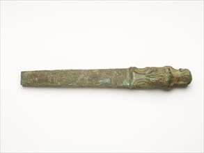 Wand with a dragon head, Zhou dynasty, possibly 475-221 BCE. Creator: Unknown.