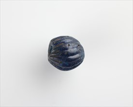 Bead, melon-shaped, 1550-1196 BCE. Creator: Unknown.