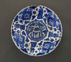Dish, Safavid period, late 17th-early 18th century. Creator: Unknown.