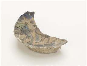 Bowl (fragment), late 12th-early 13th century. Creator: Unknown.