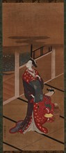 Interior: A Yujo and an Attendant Heating Water, Edo period, 1615-1868. Creator: Unknown.