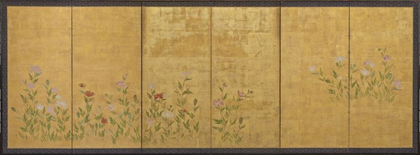 Pink and red poppies, Edo period, 1615-1868. Creator: Unknown.