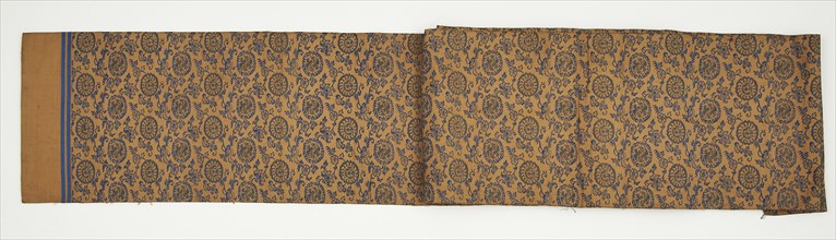 Brocade, silk. An obi, Edo period, 1615-1868. Creator: Unknown.