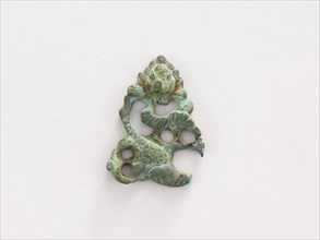 Ornament: lotus and carp (a set), Goryeo period, 12th-13th century. Creator: Unknown.