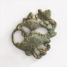 Ornament: carp and lotus buds and leaf, Goryeo period, 12th-13th century. Creator: Unknown.