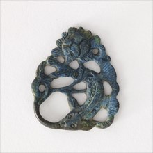 Ornament: lotus and carp (a set with F1916.731, 732, and 738), Goryeo period, 12th-13th century. Creator: Unknown.