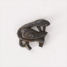 Ornament fragment: goose and water plants, Goryeo period, 12th-13th century. Creator: Unknown.