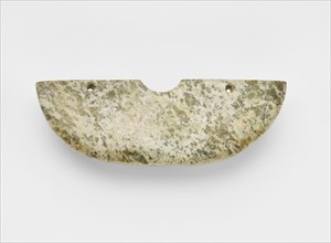 Arc-shaped pendant (huang ?), Late Neolithic period, ca. 3500-2700 BCE. Creator: Unknown.