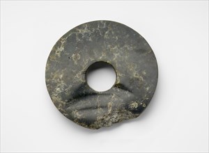 Disk (bi ?) with incised glyph (fragment), Late Neolithic period, ca. 3300-2250 BCE. Creator: Unknown.