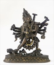 Sri Cakrasamvara and Vajravarahi, 16th-17th century. Creator: Unknown.