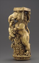 Ivory Throne Leg, Eastern Ganga dynasty, 13th century. Creator: Unknown.