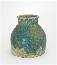 Jar: large, wide-mouthed, cylindrical, 11th-12th century. Creator: Unknown.
