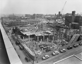 CIS Building, Cooperative Insurance Society Tower, Miller Street, Manchester, 25/05/1960. Creator: John Laing plc.