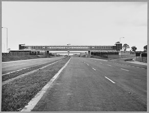 M6 Motorway, Keele Service Area, Keele, Newcastle-under-Lyme, Staffordshire, 17/06/1963. Creator: John Laing plc.