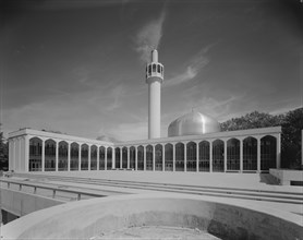 London Central Mosque and The Islamic Cultural Centre, Park Road, Regent's Park, GLA, 15/08/1977. Creator: John Laing plc.