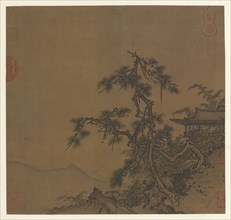 Pavilion on the Hillside, Ming dynasty, 15th century. Creator: Unknown.