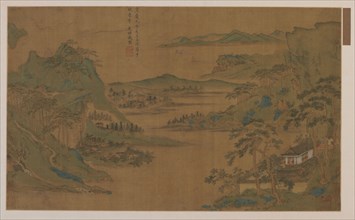 A broad view of mountains and water, Ming dynasty, 16th century. Creator: Unknown.