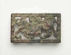 Belt plaque, Han dynasty, 206 BCE-220 CE. Creator: Unknown.
