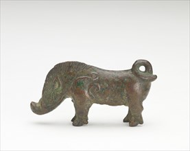 Ornament in the form of a boar, Han dynasty, 206 BCE-220 CE. Creator: Unknown.