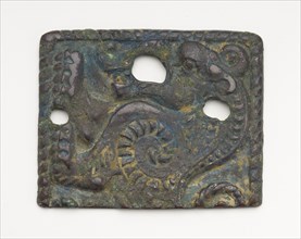 A pair of belt plaques, Han dynasty, 206 BCE-220 CE. Creator: Unknown.