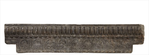 Lateral stretcher from the base of a funerary couch..., Period of Division, Northern Qi dynasty, 550 Creator: Unknown.
