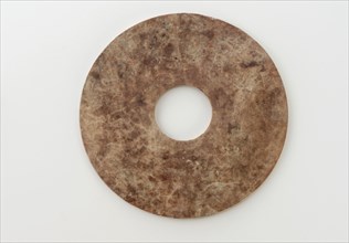 Disk (bi) with spirals, Eastern Zhou dynasty, 475-221 BCE. Creator: Unknown.