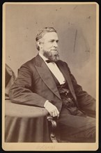 Portrait of Schuyler Colfax (1823-1885), Before 1885. Creator: Brady's National Photographic Portrait Galleries.