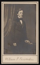 Portrait of William Pitt Fessenden (1806-1869), Before 1869. Creator: Brady's National Photographic Portrait Galleries.