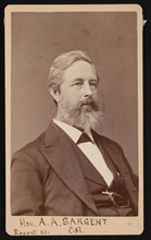 Portrait of Aaron Augustus Sargent (1827-1887), Before 1881. Creator: Brady's National Photographic Portrait Galleries.