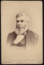 Portrait of Morrison Remick "Mott" Waite (1816-1888), Before 1888. Creators: Charles De Forest Fredricks, Charles D. Fredricks & Co.