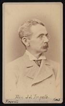 Portrait of John James Ingalls (1833-1900), Between 1876 and 1880. Creator: Samuel Montague Fassett.