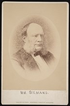 Portrait of Carl Wilhelm Siemens (1823-1883), Before 1876. Creator: William Notman.