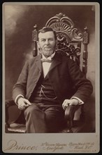 Portrait of Joseph Williams Collins (1839-1904), 1890s. Creator: George Prince.