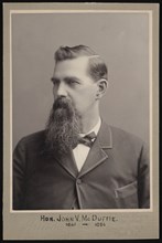 Portrait of John Van McDuffie (1841-1896), Before 1896. Creator: George Prince.