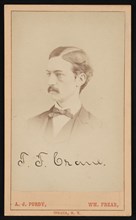 Portrait of Thomas Frederick Crane (1844-1927), Circa 1870s. Creator: Purdy & Frear.