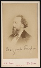 Portrait of Bayard Taylor (1825-1878), Before 1878. Creator: Purdy & Frear.