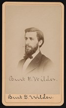 Portrait of Burt Green Wilder (1841-1925), Circa 1870s. Creator: Purdy & Frear.