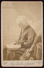 Portrait of Eliza Ballou Garfield (1801-1888), 1881. Creator: James Fitzallen Ryder.