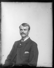 Portrait of Unidentified Man in Suit, 1880s. Creator: United States National Museum Photographic Laboratory.