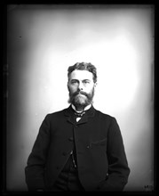 Portrait of Edward Drinker Cope (1840-1897), 1880s. Creator: United States National Museum Photographic Laboratory.