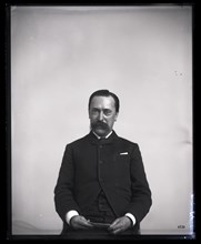 Portrait of Theodore Nicholas Gill (1837-1914), 1880s. Creator: United States National Museum Photographic Laboratory.