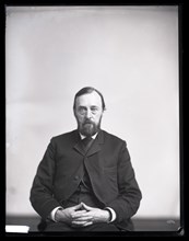 Portrait of Ferdinand Vandeveer Hayden (1829-1887), 1880s. Creator: United States National Museum Photographic Laboratory.