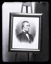 Portrait Painting of Fielding Bradford Meek (1817-1876), 1880s. Creator: United States National Museum Photographic Laboratory.