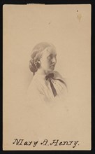 Portrait of Mary Anna Henry (1834-1903), Before 1882. Creator: Unknown.