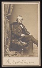 Portrait of Andrew Johnson (1808-1875), Before 1875. Creator: Unknown.