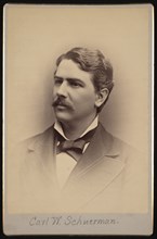 Portrait of Carl W. Schuerman (1850-?), 1884. Creator: Unknown.