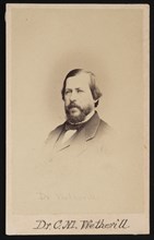 Portrait of Dr. Charles Mayer Wetherill (1825-1871), 1864. Creator: Wenderoth & Taylor.